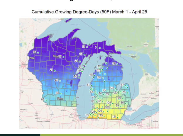 Michigan forecast.